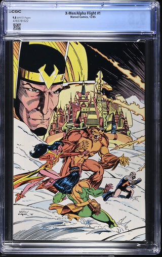 X-Men/Alpha Flight #1 (12/85) Graded CGC 9.8 back cover
