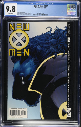 New X-Men #117 (10/01) Graded CGC 9.8 front cover