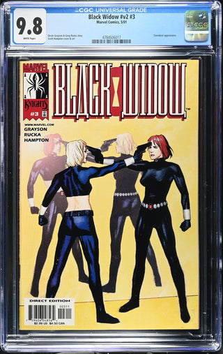 Black Widow #v2 #3 (5/01) Graded CGC 9.8 front cover