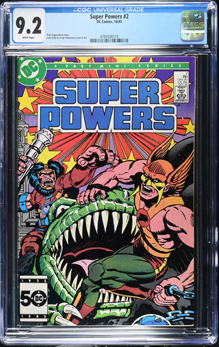 Super Powers #2 (10/85) Graded CGC 9.2 front cover