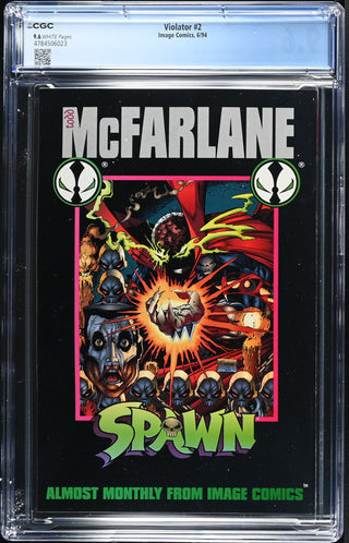 Violator #2 (6/94) Graded CGC 9.6 back cover