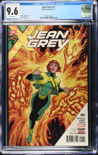 Jean Grey #1 (7/17) Graded CGC 9.6 front cover