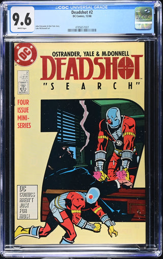 Deadshot #2 (12/88) Graded CGC 9.6 front cover