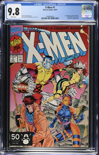 X-Men #1 (10/91) Graded CGC 9.8 front cover