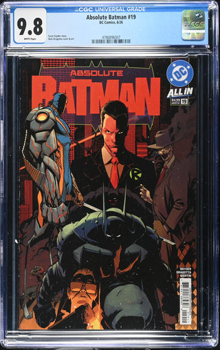 Absolute Batman #19 (6/26) Graded CGC 9.8 front cover