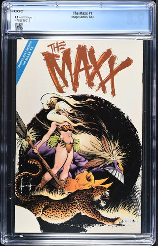 The Maxx #1 (3/93) Graded CGC 9.8 back cover