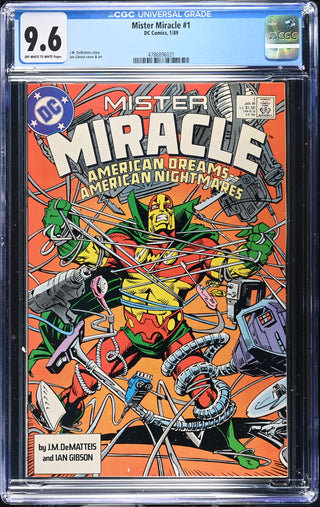 Mister Miracle #1 (1/89) Graded CGC 9.6 front cover