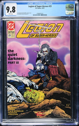 Legion of Super-Heroes #23 (10/91) Graded CGC 9.8 front cover