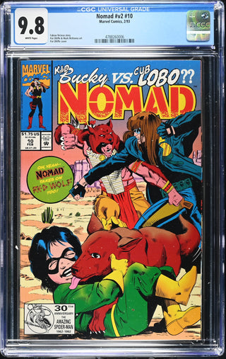 Nomad #v2 #10 (2/93) Graded CGC 9.8 front cover
