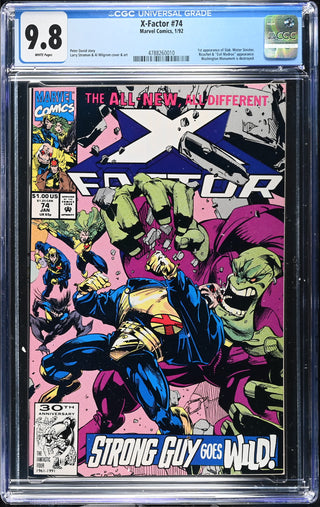 X-Factor #74 (1/92) Graded CGC 9.8 front cover