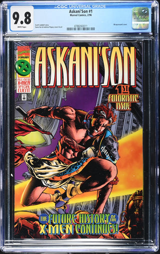 Askani'Son #1 (2/96) Graded CGC 9.8 front cover