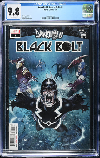 Darkhold: Black Bolt #1 (1/22) Graded CGC 9.8 front cover