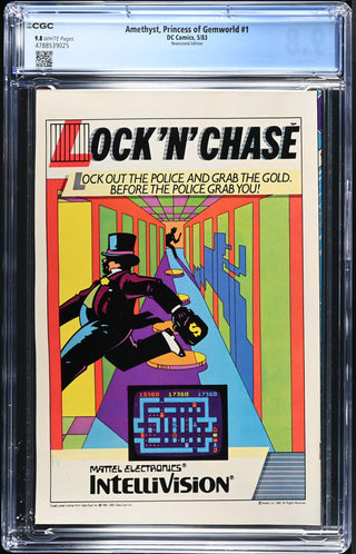 Amethyst, Princess of Gemworld #1 (5/83) Graded CGC 9.8 Newsstand Edition back cover