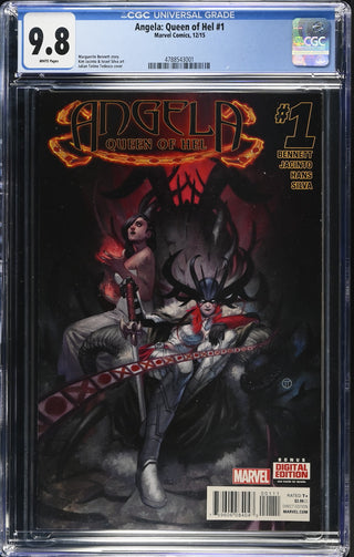 Angela: Queen of Hel #1 (12/15) Graded CGC 9.8 front cover