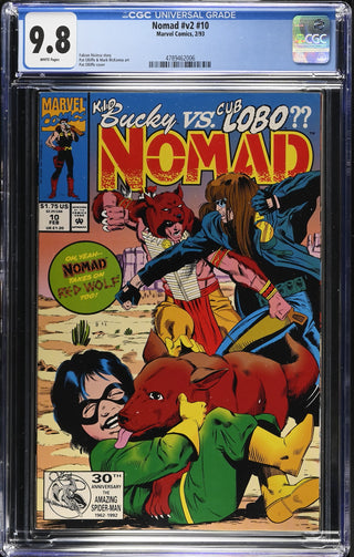 Nomad #v2 #10 (2/93) Graded CGC 9.8 front cover
