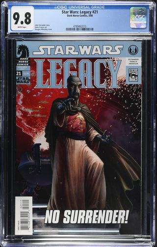 Star Wars: Legacy #21 (3/08) Graded CGC 9.8 front cover