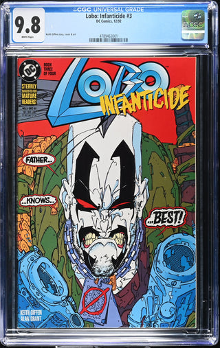 Lobo: Infanticide #3 (12/92) Graded CGC 9.8 front cover