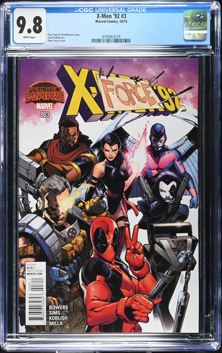 X-Men '92 #3 (10/15) Graded CGC 9.8 front cover