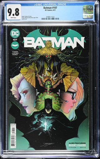 Batman #107 (6/21) Graded CGC 9.8 front cover