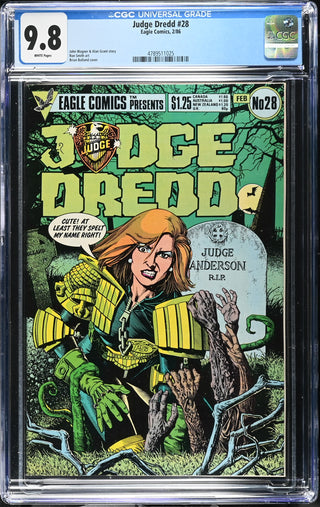 Judge Dredd #28 (2/86) Graded CGC 9.8 front cover
