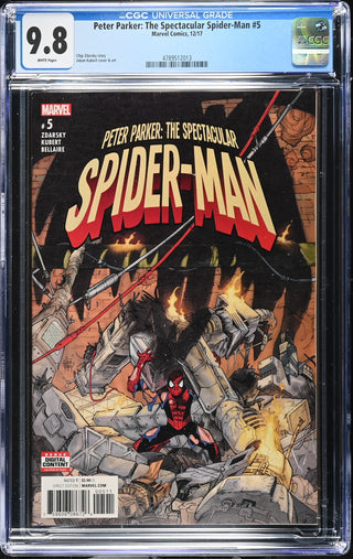 Peter Parker: The Spectacular Spider-Man #5 (12/17) Graded CGC 9.8 front cover