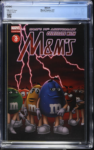 IVX #1 (2/17) Graded CGC 9.8 Marvel Collector Corps Edition back cover