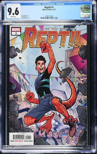 Reptil #1 (7/21) Graded CGC 9.6 front cover