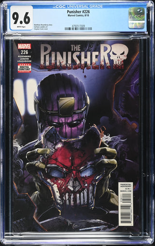 Punisher #226 (8/18) Graded CGC 9.6 front cover