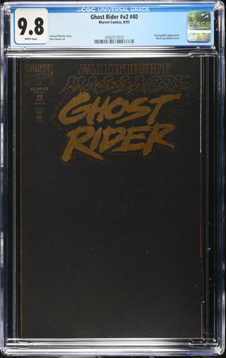 Ghost Rider #v2 #40 (8/93) Graded CGC 9.8 front cover