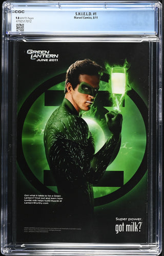 S.H.I.E.L.D. #1 (8/11) Graded CGC 9.8 back cover