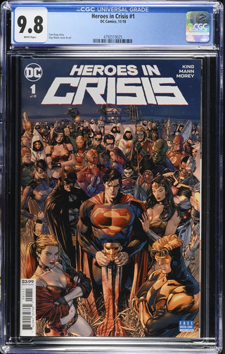 Heroes in Crisis #1 (11/18) Graded CGC 9.8 front cover