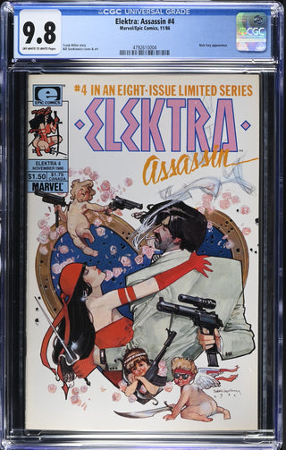 Elektra: Assassin #4 (11/86) Graded CGC 9.8 front cover