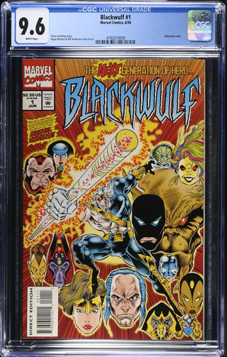 Blackwulf #1 (6/94) Graded CGC 9.6 front cover
