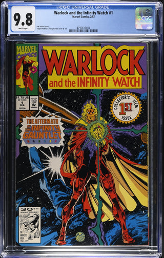 Warlock and the Infinity Watch #1 (2/92) Graded CGC 9.8 front cover