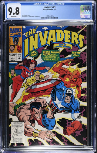 Invaders #1 (5/93) Graded CGC 9.8 front cover