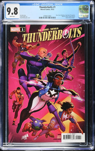 Thunderbolts #1 (10/22) Graded CGC 9.8 front cover