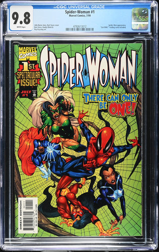 Spider-Woman #1 (7/99) Graded CGC 9.8 front cover