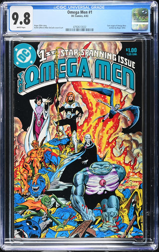 Omega Men #1 (4/83) Graded CGC 9.8 front cover