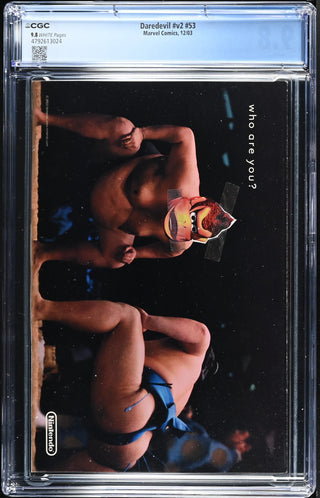Daredevil #v2 #53 (12/03) Graded CGC 9.8 back cover