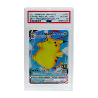 Surfing Pikachu #022 Trading Card - 2021 Pokemon Japanese (25th Anniversary Collection, Holo, VMax) - PSA 10