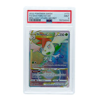 Full Art Shaymin VStar #173 Trading Card - 2022 Pokemon Sword & Shield (Brilliant Stars - Secret) - PSA 9