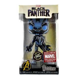 Funko Wacky Wobbler Black Panther (Glow in the Dark) - Marvel Collectors Corps Exclusive **Chase** [2]