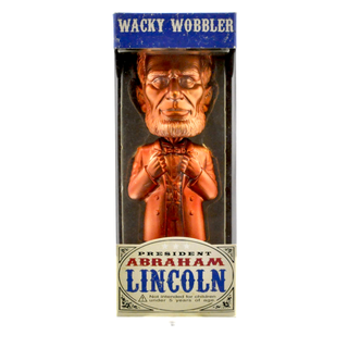 Funko Wacky Wobbler Abraham Lincoln (Copper)