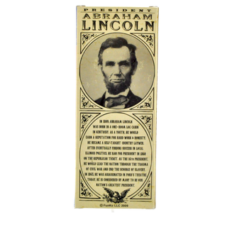 Funko Wacky Wobbler Abraham Lincoln (Copper)