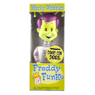 Funko Wacky Wobbler Atomic Freddy (Alien) - 2005 SDCC Exclusive