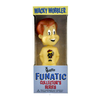 Funko Wacky Wobbler Freddy (Brown Hair, Glow in the Dark) - Cameron Collectible Exclusive [2]