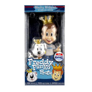 Funko Wacky Wobbler Freddy w/ Proto - Fun on the Run Online Edition Exclusive