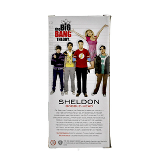 Funko Wacky Wobbler Sheldon (White Superman Shirt, Big Bang Theory) - Entertainment Earth Exclusive