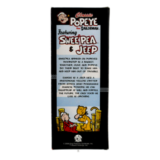 Funko Wacky Wobbler Sweet Pea & Jeep (Black & White) - 2006 SDCC Exclusive/480 Made