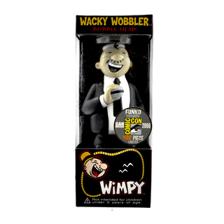 Funko Wacky Wobbler Wimpy (Black & White) - 2006 SDCC Exclusive/480 Made